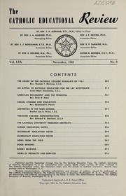 Cover of: The image of the Catholic college graduate of 1961