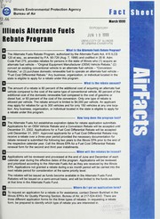Cover of: Illinois Alternate Fuels Rebate Program