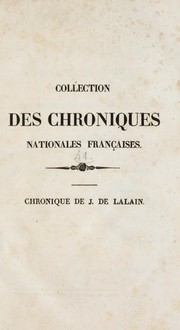 Cover of: Chronique de J. de Lalain