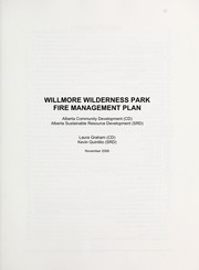 Willmore Wilderness Park fire management plan by Laura Graham