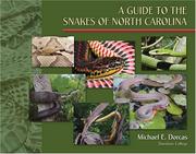 Cover of: A Guide to the Snakes of North Carolina