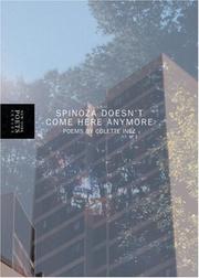 Cover of: Spinoza doesn't come here anymore: poems