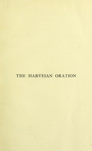 Cover of: Structure and function : The Harveian oration delivered before the Royal College of Physicians on Monday, October 19th, 1903