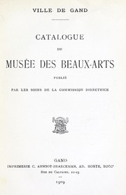 Cover of: Catalogue du Musée des beaux-arts