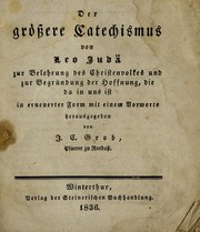 Cover of: Der gro ssere Catechismus