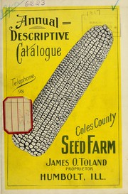 Cover of: Annual descriptive catalogue by Coles County Seed Farm