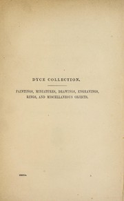 Dyce collection by South Kensington Museum