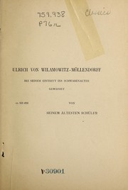 Cover of: Beschreibung der Gema lde des Polygnotos von Thasos in der Lesche zu Delphi by Carl Robert