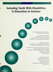 Cover of: Including youth with disabilities in Education to Careers by Margaret Hutchins, James Thompson