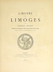 Cover of: L'oeuvre de Limoges