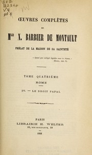 Cover of: Oeuvres complètes