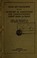 Cover of: Rules and regulations of the Secretary of Agriculture for administering forest roads and trails