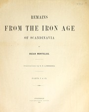 Cover of: Remains from the iron age of Scandinavia