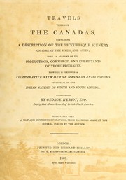 Cover of: Travels through the Canadas by George Heriot, George Heriot