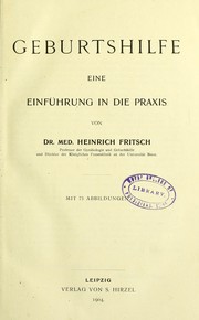 Cover of: Geburtshilfe : eine Einf©ơhrung in die Praxis