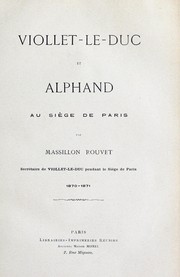 Viollet-le-Duc et Alphand au siège de Paris by Jean Baptiste Massillon Rouvet