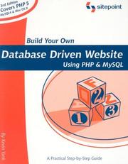 Build Your Own Database Driven Website Using PHP & MySQL by Kevin Yank