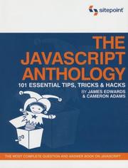 Cover of: The JavaScript Anthology by Cameron Adams, James Edwards