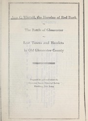 Ann C. Whitall, the heroine of Red Bank by Isabella C. McGeorge