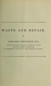 Cover of: Waste and repair