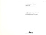 Cover of: C. W. Mathers' vision, 1893-1905