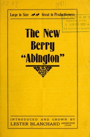 Cover of: The new strawberry "Abington"