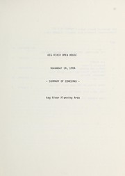 Cover of: Keg River open house, November 14, 1984 by Alberta. Alberta Energy and Natural Resources. Resource Evaluation and Planning Division