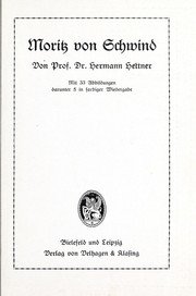 Cover of: Moritz von Schwind