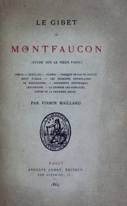 Cover of: Le Gibet de Montfaucon