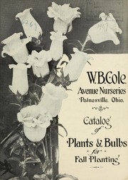 Cover of: Catalog of plants & bulbs for fall planting | Avenue Nurseries