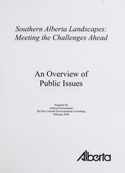 Cover of: An overview of public issues by Alberta. Alberta Environment