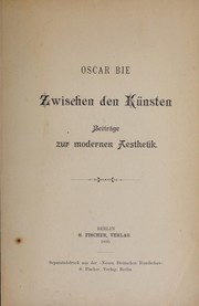 Cover of: Zwischen den Künsten: Beiträge zur modernen Aesthetik