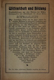 Cover of: Einführung in die Ästhetik der Gegenwart by Ernst Meumann