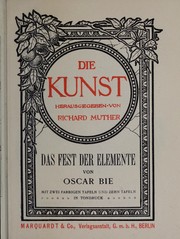 Cover of: Das Fest der Elemente by Oskar Bie