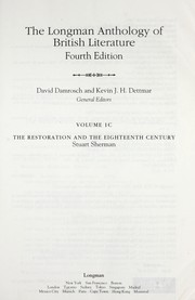 Cover of: The Longman anthology of British literature by David Damrosch and Kevin J.H. Dettmar, general editors.