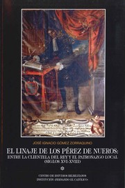 Cover of: El linaje de los Pérez de Nueros by José Ignacio Gómez Zorraquino