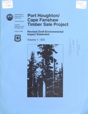 Cover of: Port Houghton/Cape Fanshaw timber sale project | United States. Forest Service. Alaska Region