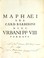 Cover of: Maphaei s.r.e. card. Barberini nvnc Vrbani pp. VIII. Poemata