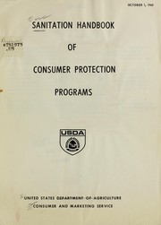 Cover of: Sanitation handbook of consumer protection programs