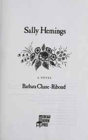 Sally Hemings by Barbara Chase-Riboud