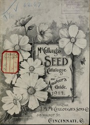 Cover of: McCullough's seed catalogue and amateur's guide by J.M. McCullough's Sons Co