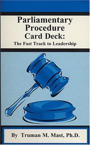 Cover of: Parliamentary Procedure Card Deck: The Fast Track to Leadership