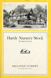 Cover of: Price list of nursery stock by Kellogg's Nursery (Janesville, Wis.)