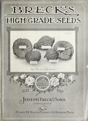 Cover of: Breck's high grade seeds: everything for farm, garden & lawn