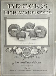 Cover of: Breck's high grade seeds: everything for farm, garden & lawn