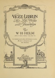 Cover of: Vige e-Lebrun, 1755-1842: her life, works, and friendships
