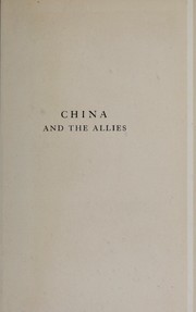 Cover of: China and the allies