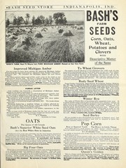 Cover of: Bash's farm seeds: corn, oats, wheat, potatoes and clovers with descriptive matter of the same