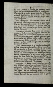 Cover of: Discours de M. Bergasse, sur la motion faite par M. l'abbe  Sieyes, le 15 juin 1789