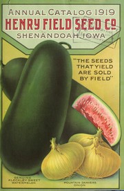 Cover of: Annual seed catalog